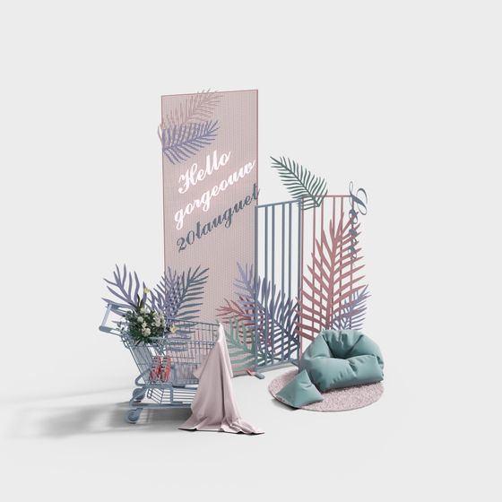 Pastel Paradise 3D model