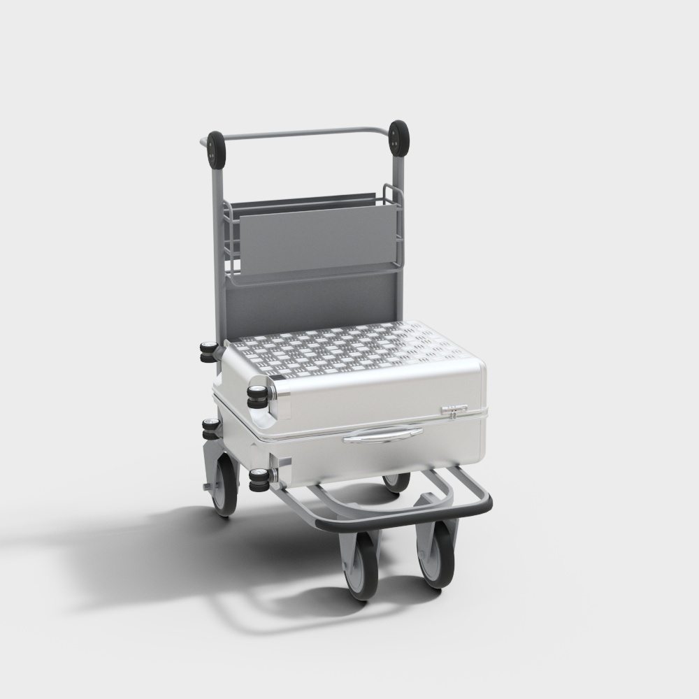Shopping cart baggage cart