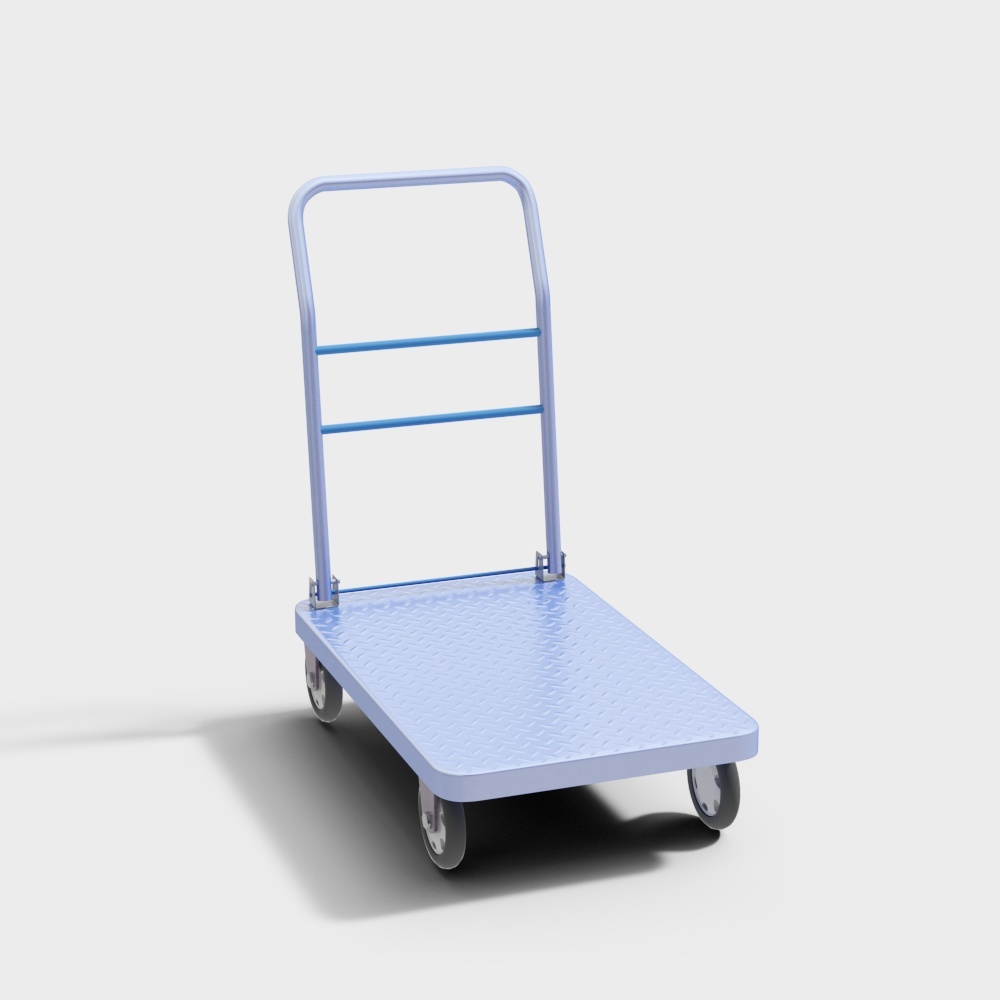 Carrito azul oscuro moderno