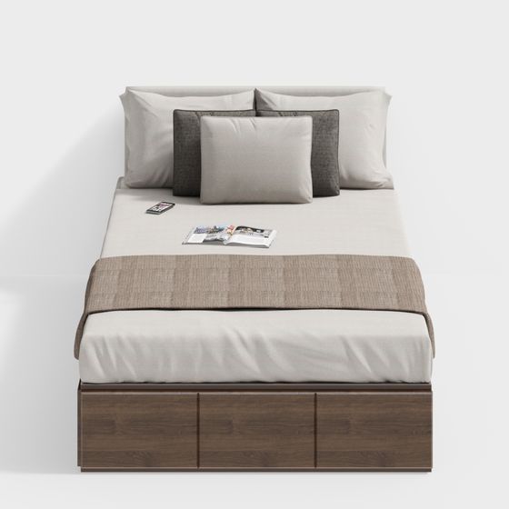 Modern Single Beds,Single Beds,beige
