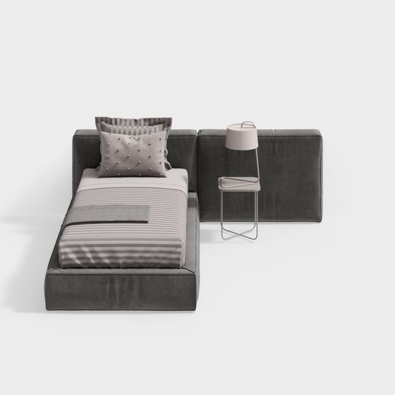 Letto singolo moderno