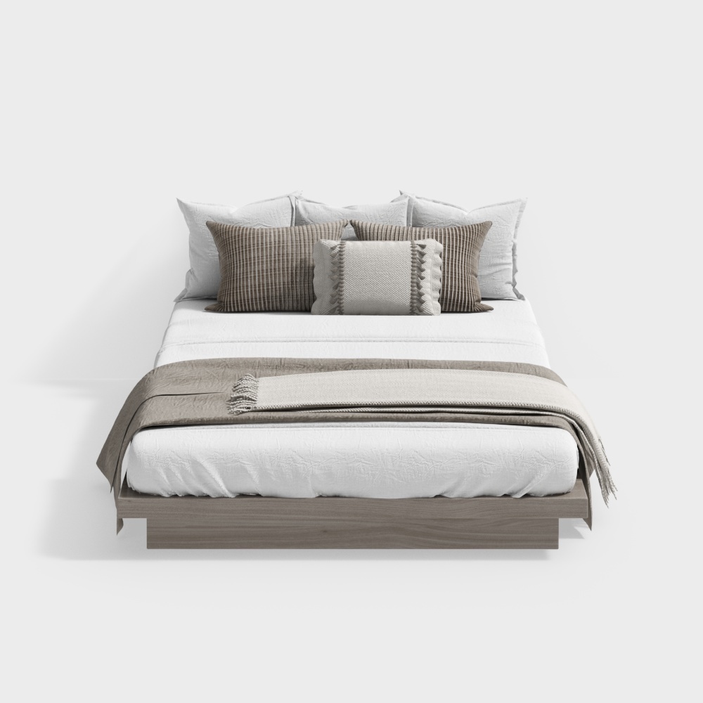 Cama doble de estilo chino nuevo para alojamiento