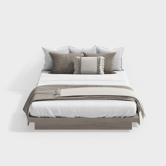 Cama doble de estilo chino nuevo para alojamiento