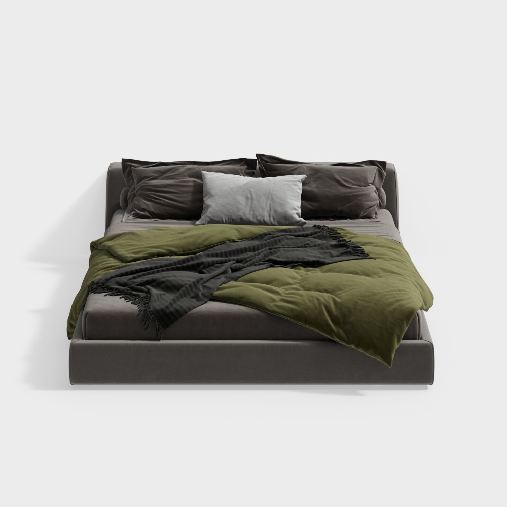 Minotti modernes Doppelbett