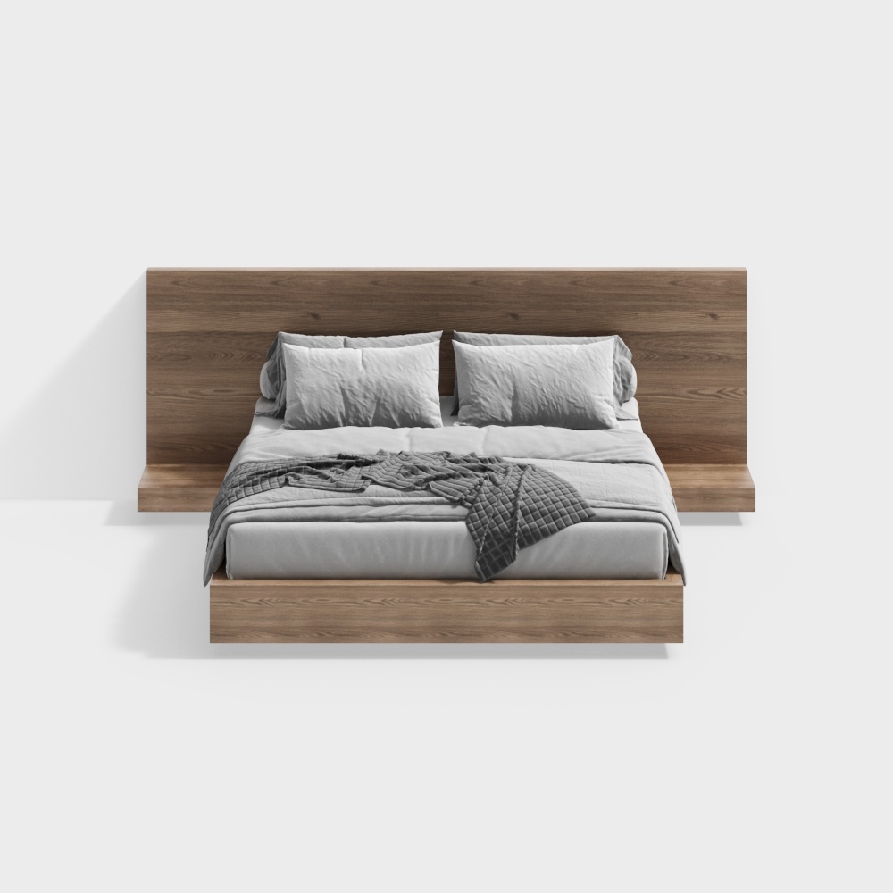 Wabi-sabi double bed