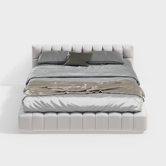 Urban Comfort 3D model - Elegant Bed Design