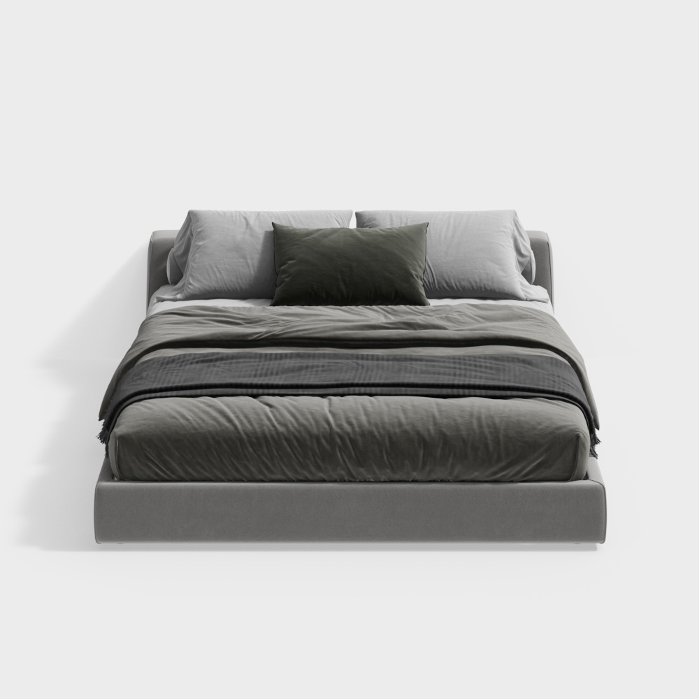 Giường đôi hiện đại Meridiani