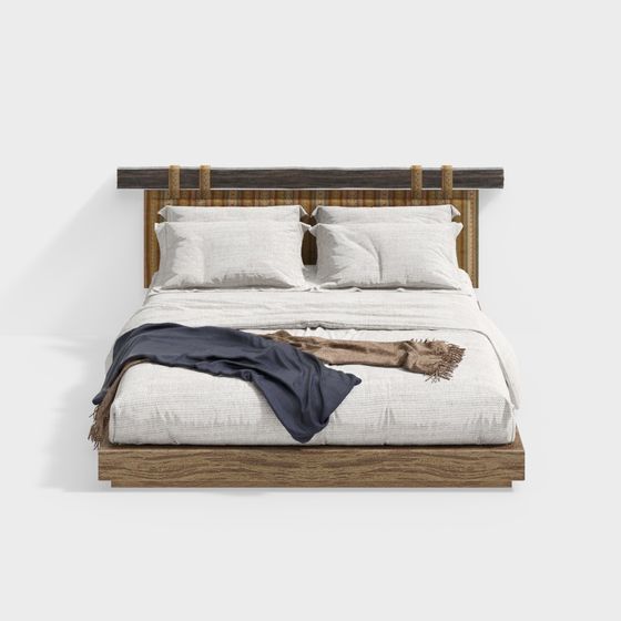 Cozy Retreat 3D model for Modern Bedrooms