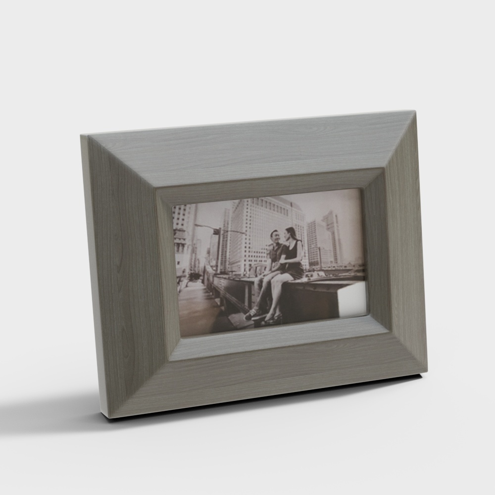 Elegant Low-Poly Picture Frame 3D model