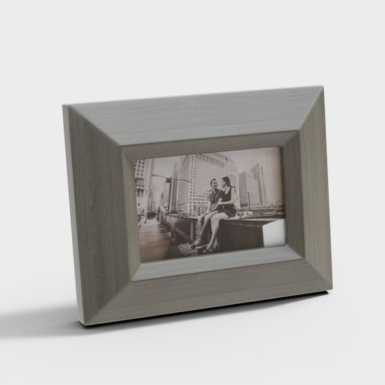 Elegant Low-Poly Picture Frame 3D model