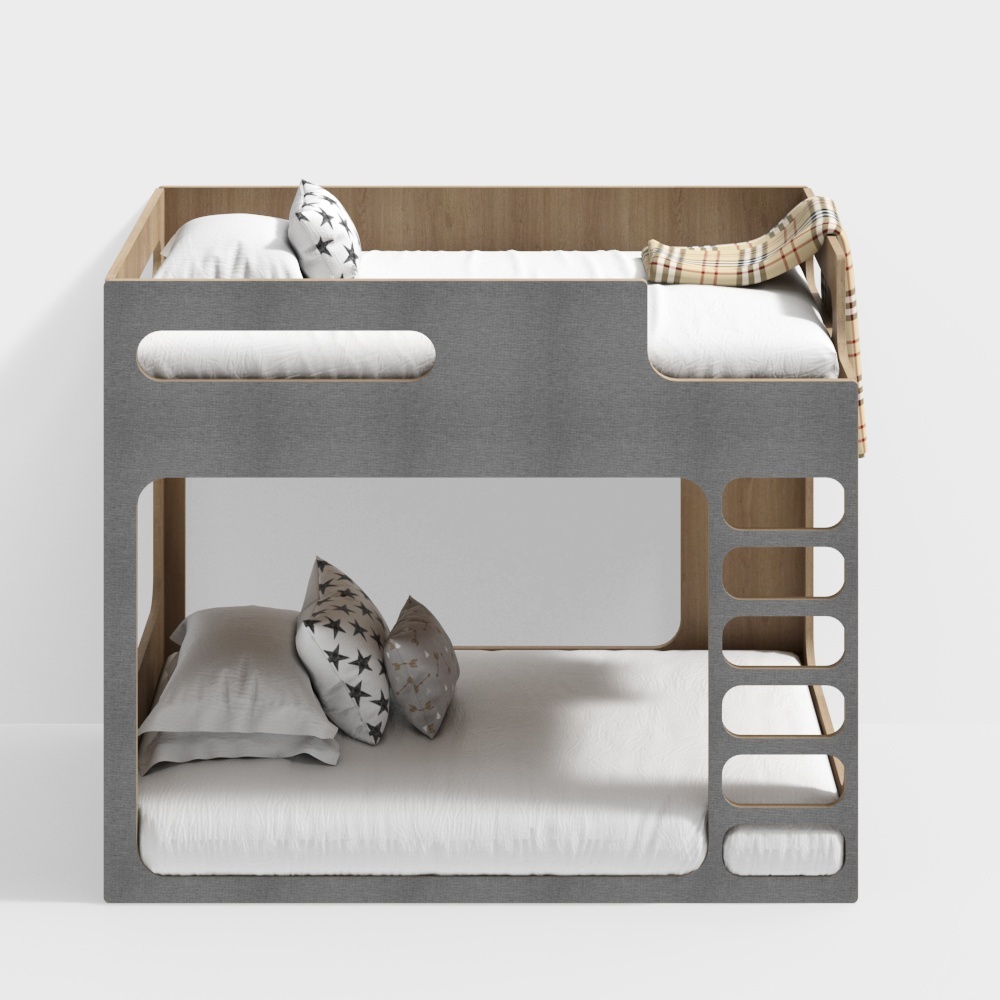 Cama de niños moderna para entrar y salir