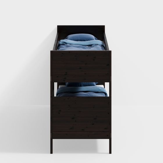 Urban Cottage Bed 3D model