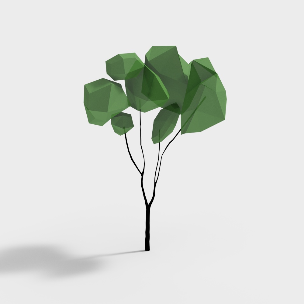 Cartoon model_Tree 002