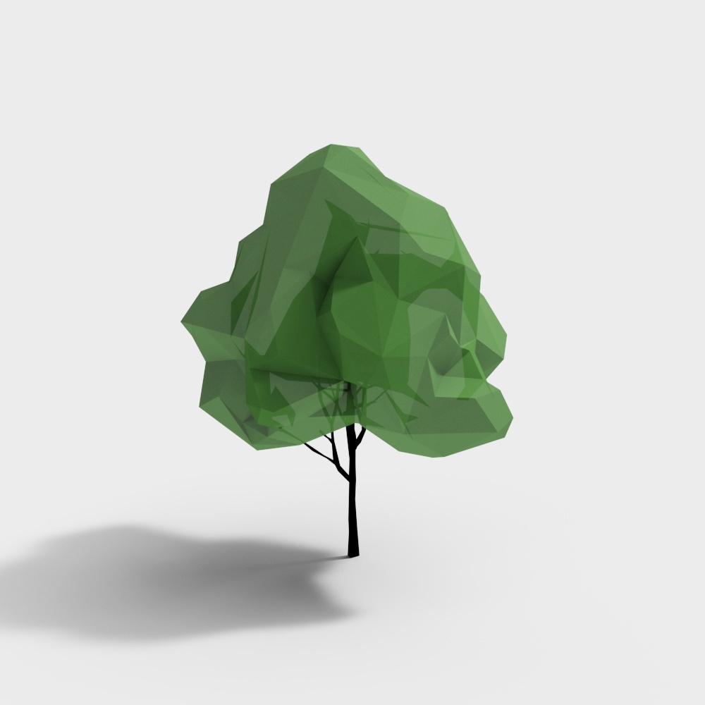 Cartoon model_Tree 007