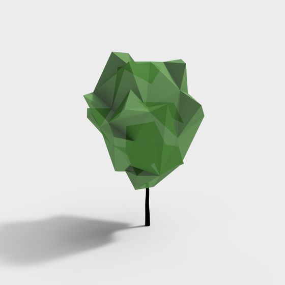 Origami Tree 3D model