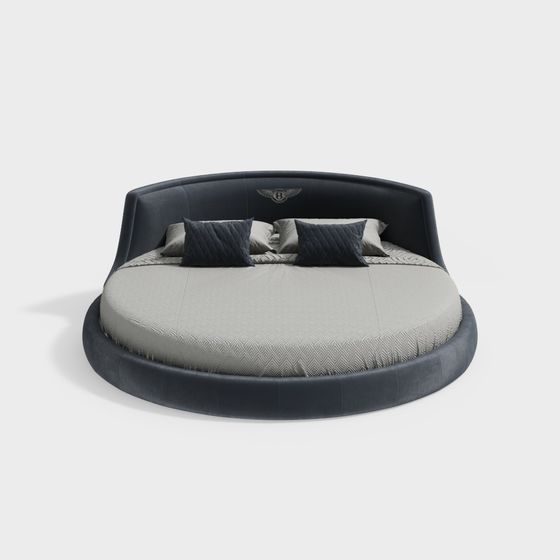 Bentley Bed 3D model for Stylish Interiors