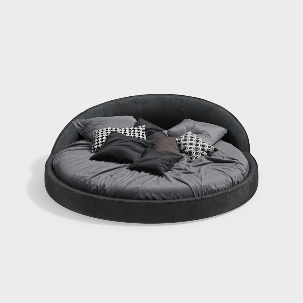Modern round bed