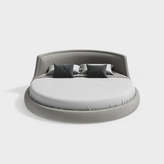 Dream Circle Bed 3D model for Contemporary Spaces
