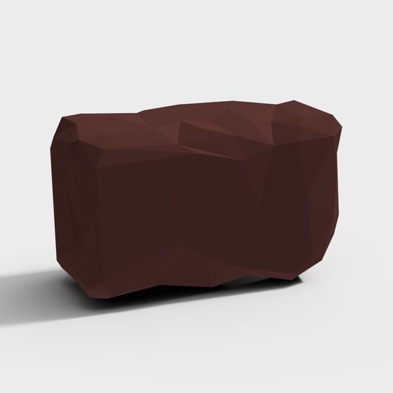 Low Poly Giant Boulder 3D model