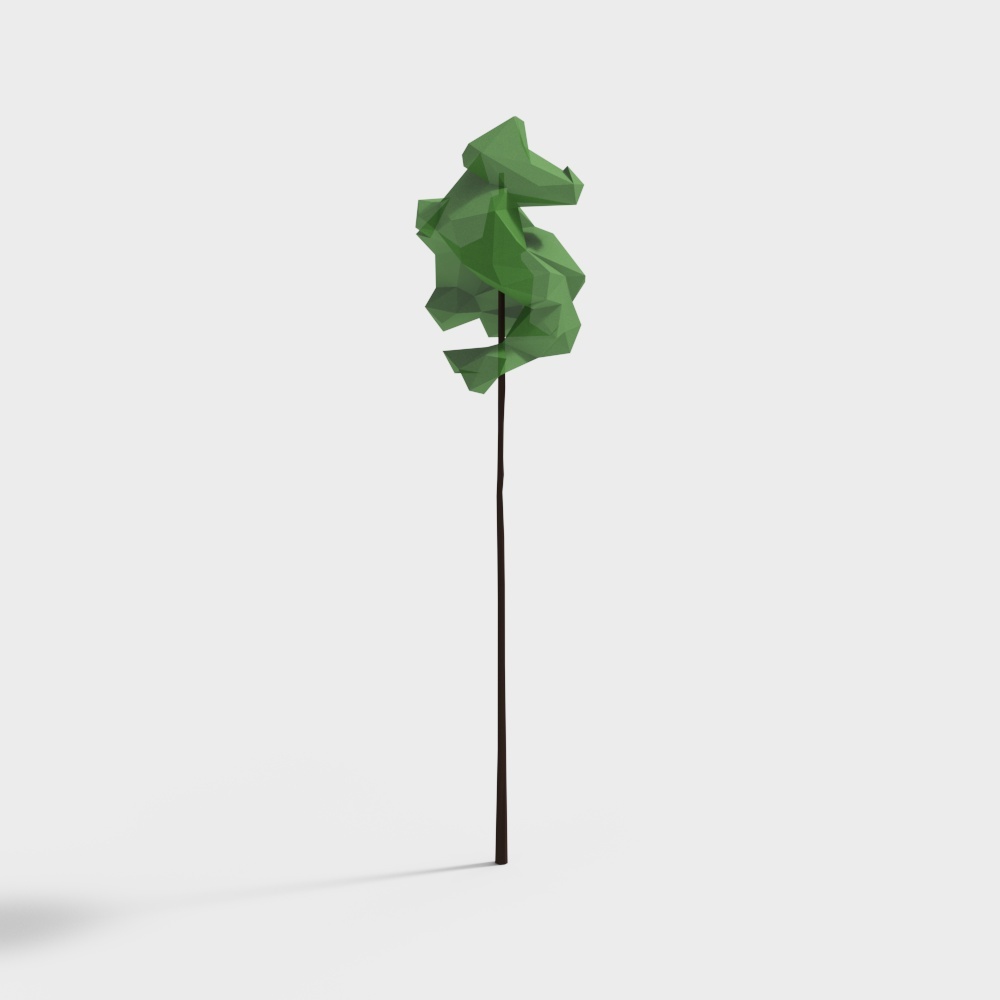 Origami Forest Light 3D model