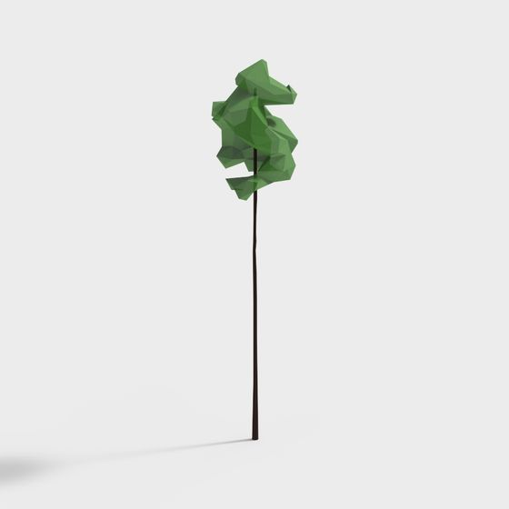 Origami Forest Light 3D model