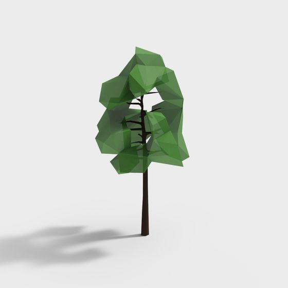 Forest Guardian Low Poly 3D Model