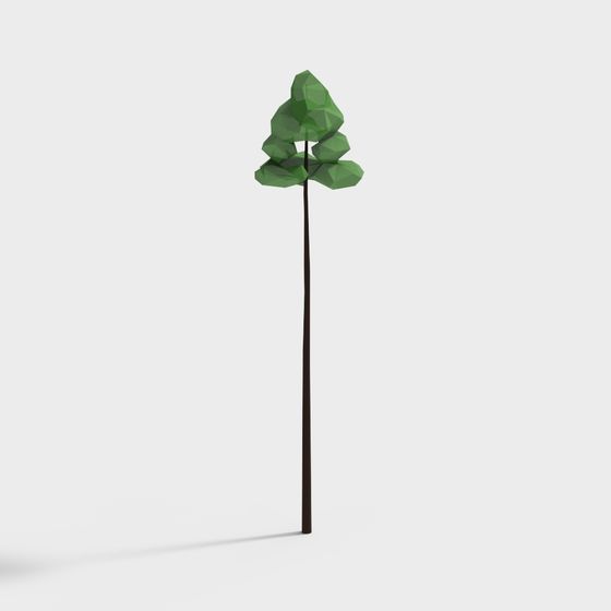 Lonely Tree 3D model - Unique Low Poly Design