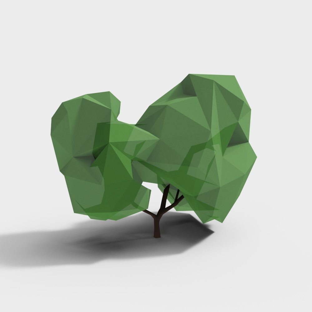 Cartoon model_Tree 165
