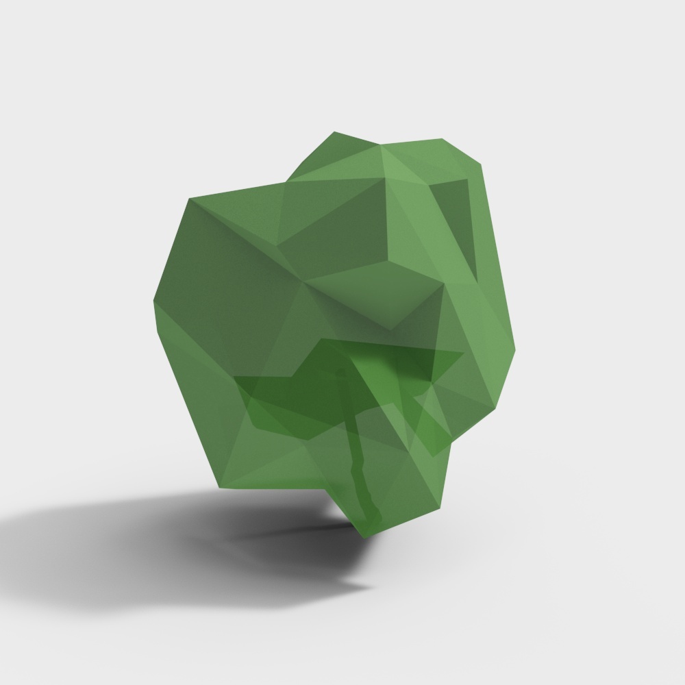 Green Heart of Shadows 3D Model