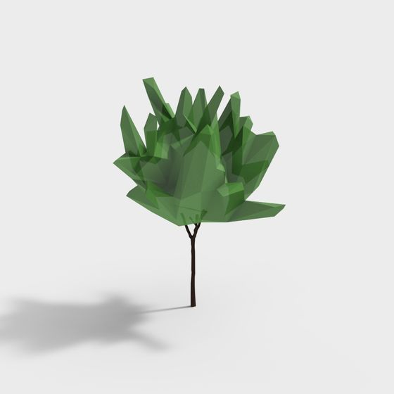 Forest Guardian Low Poly 3D model