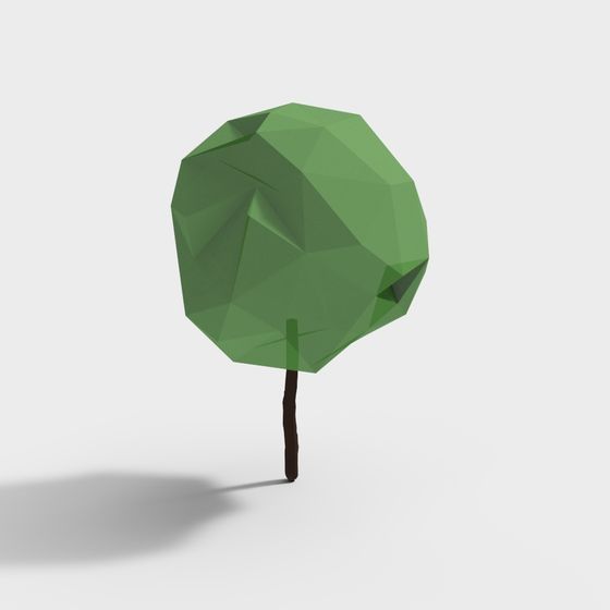 Geometric Shade Tree 3D model