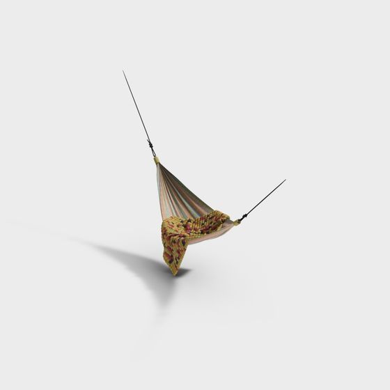 Vibrant 3D Hammock Model for Creative Projects