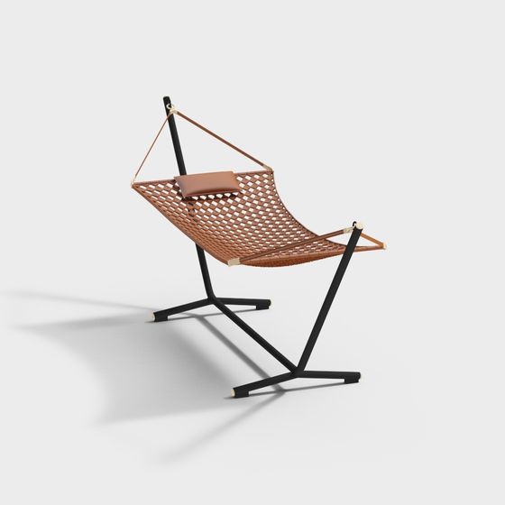 Stylish Hanging Chair 3D model for Modern Interiors