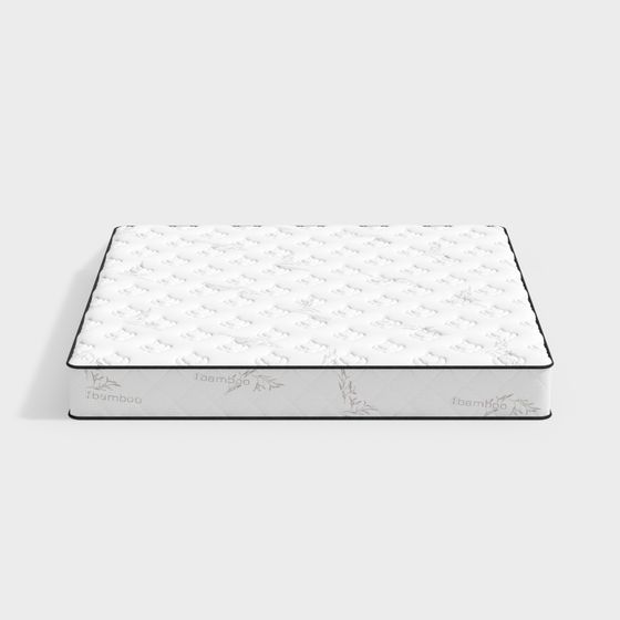 Elegant Low-Poly Mattress 3D Model Design