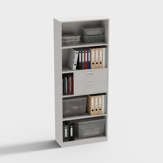 モダンダブルドロワーオフィスファイリングキャビネット