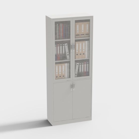 현대적인 이중문 사무용 서류 보관함