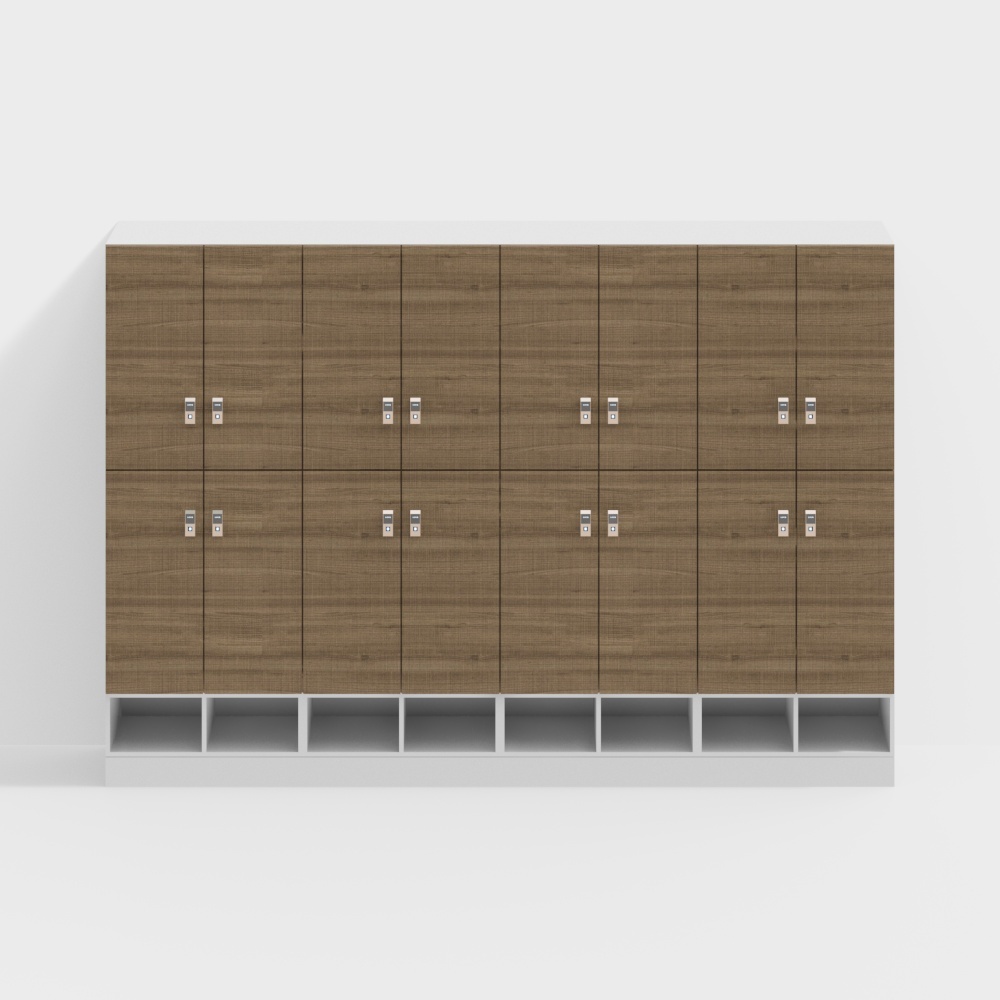 Modern dressing room multi-door locker