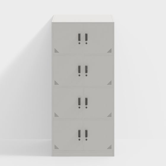 Industrial Storage Cabinet 3D model for Modern Design