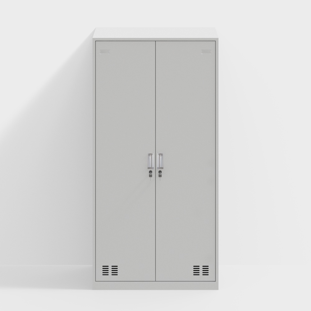 현대 이중 도어 사물함