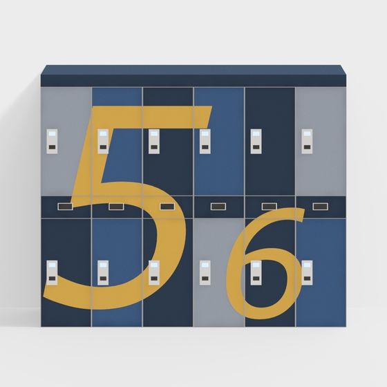 Campus Storage Locker 3D model for Creative Spaces