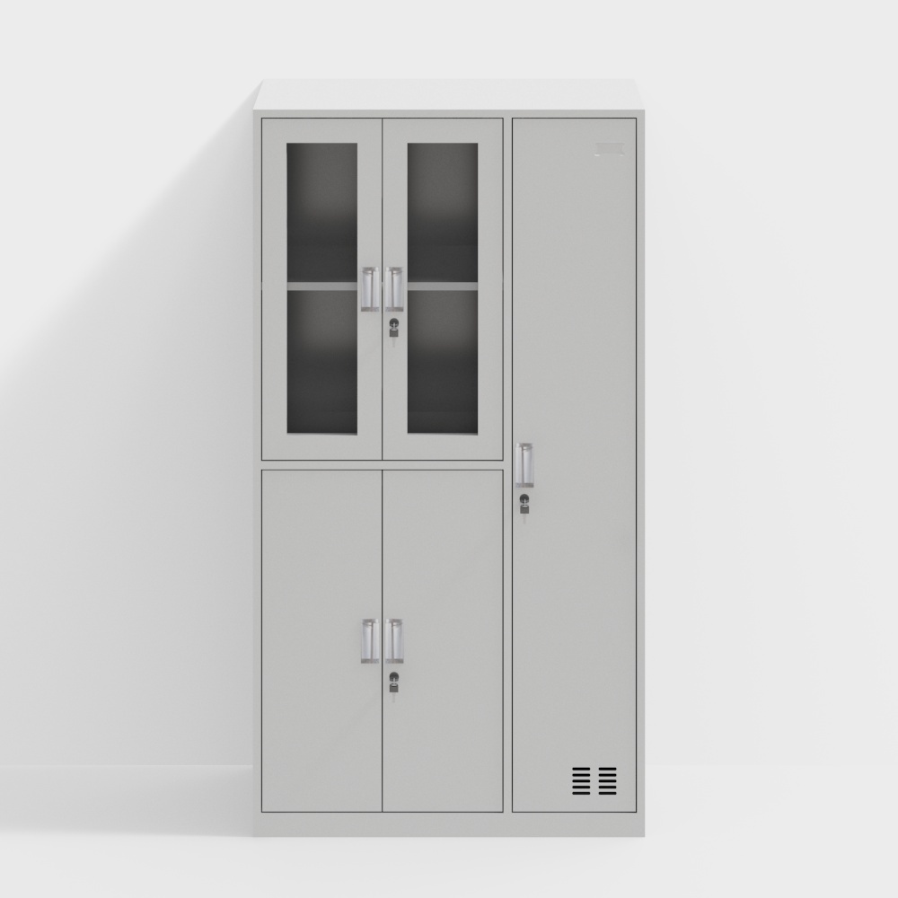 モダン5ドアロッカー