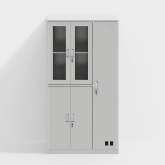 モダン5ドアロッカー