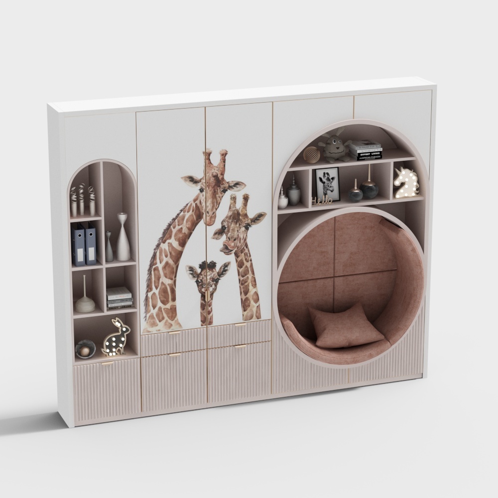 Cozy Corner Cabinet 3D model