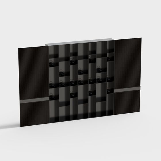 Urban Bookshelf 3D model