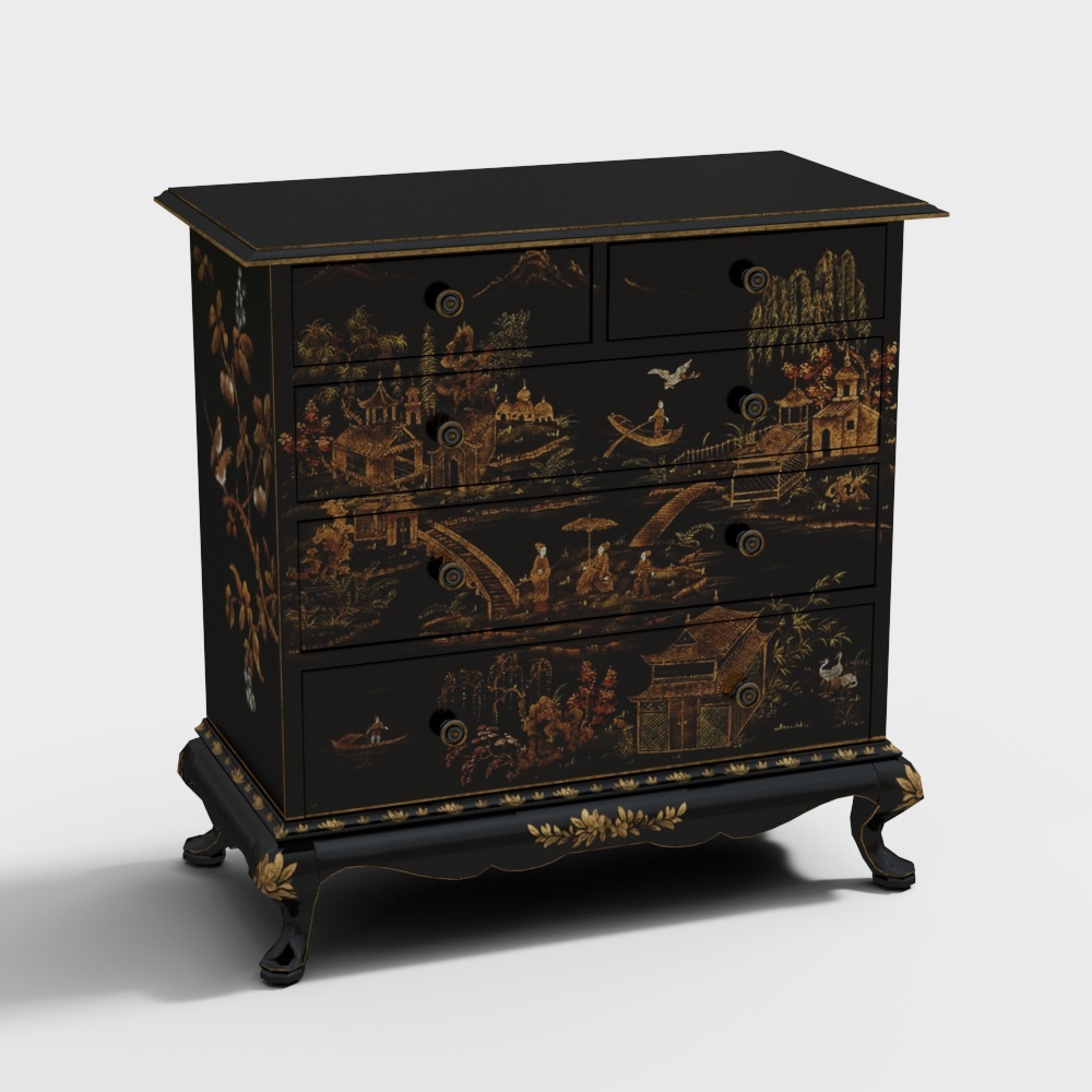 Neo-Chinese decorative cabinet