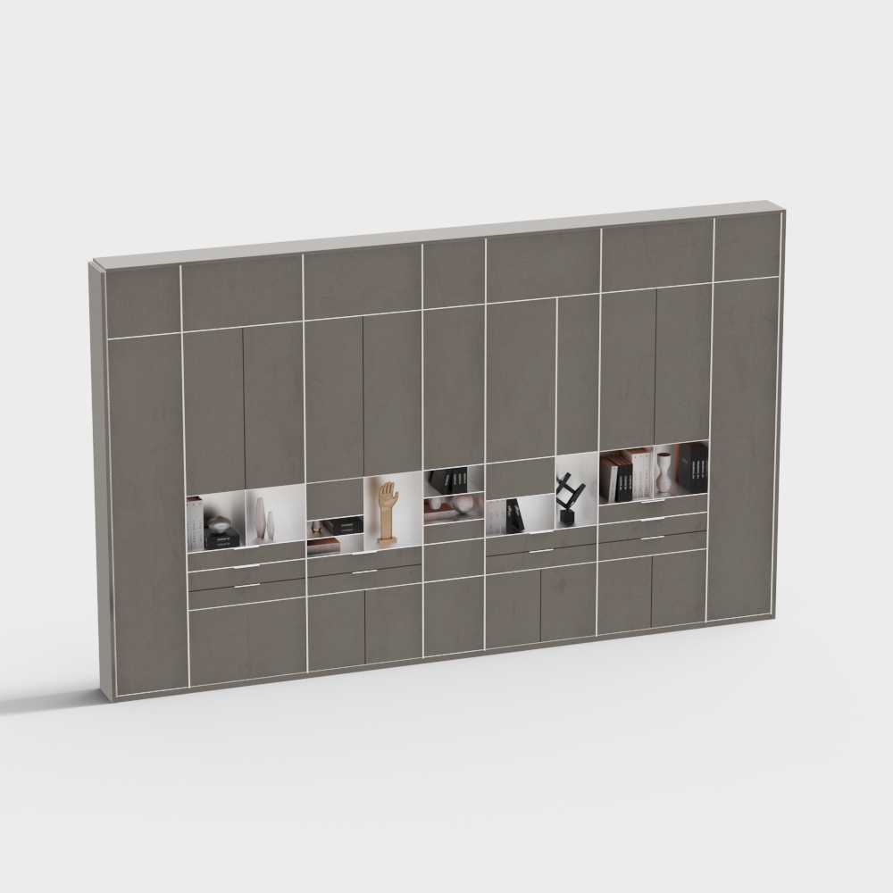 Modern decorative shelf bookshelf shelf