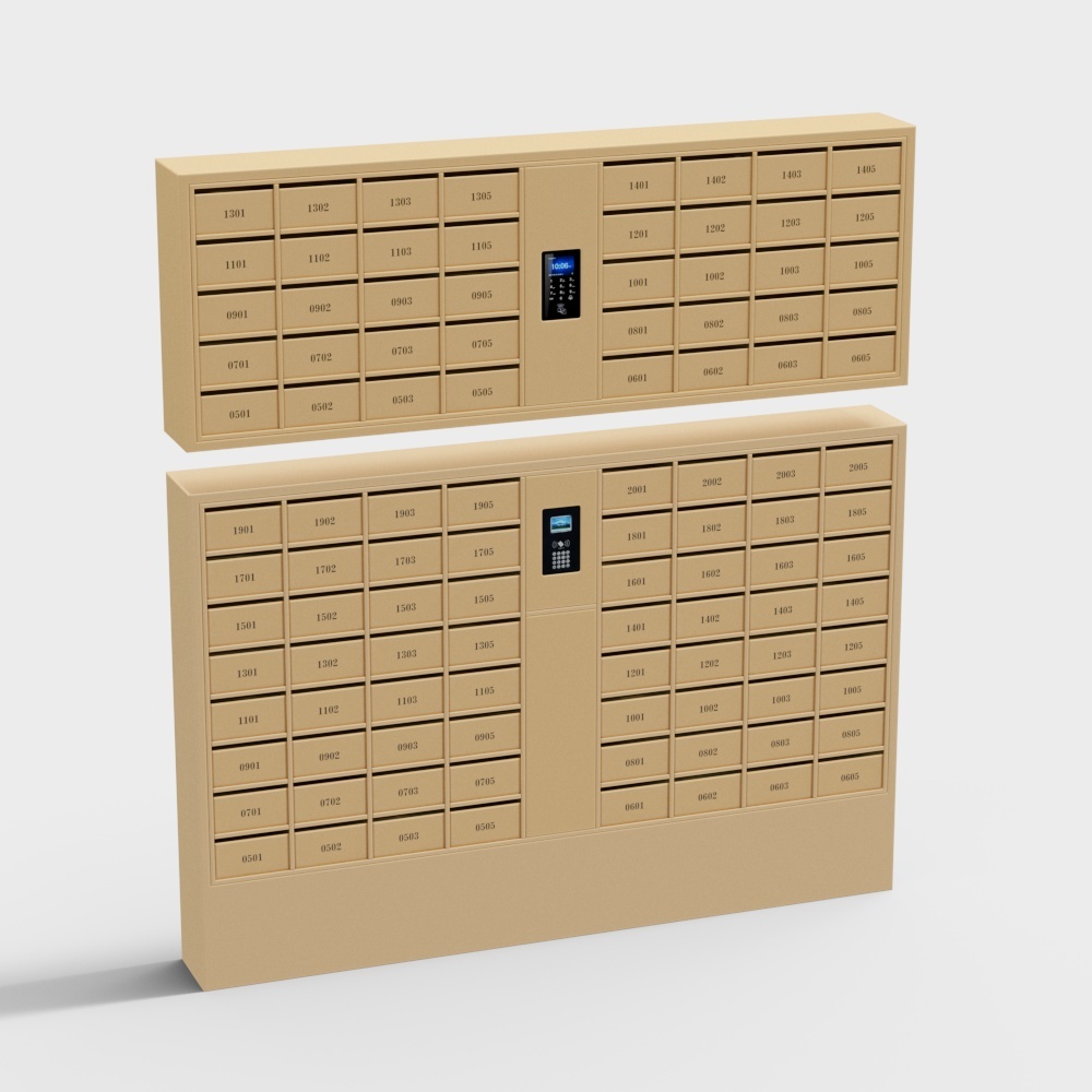 Scène moderne; boîte aux lettres