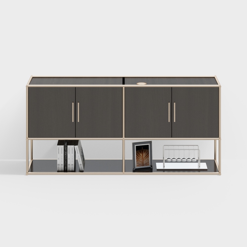 현대식 검은 벽 캐비닛 벽 캐비닛