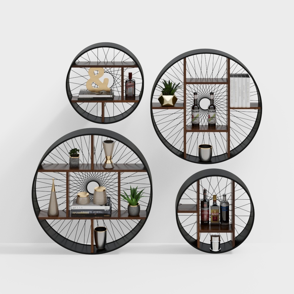 Modern decorative wall cabinet