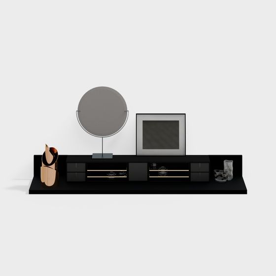 Urban Minimalist TV Stand 3D model